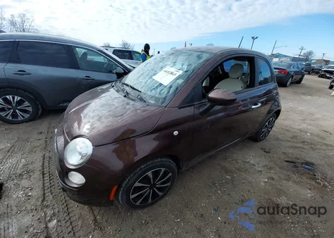 2013 Fiat 500 Pop z USA, uszkodzony, nr VIN 3C3CFFAR3DT513557